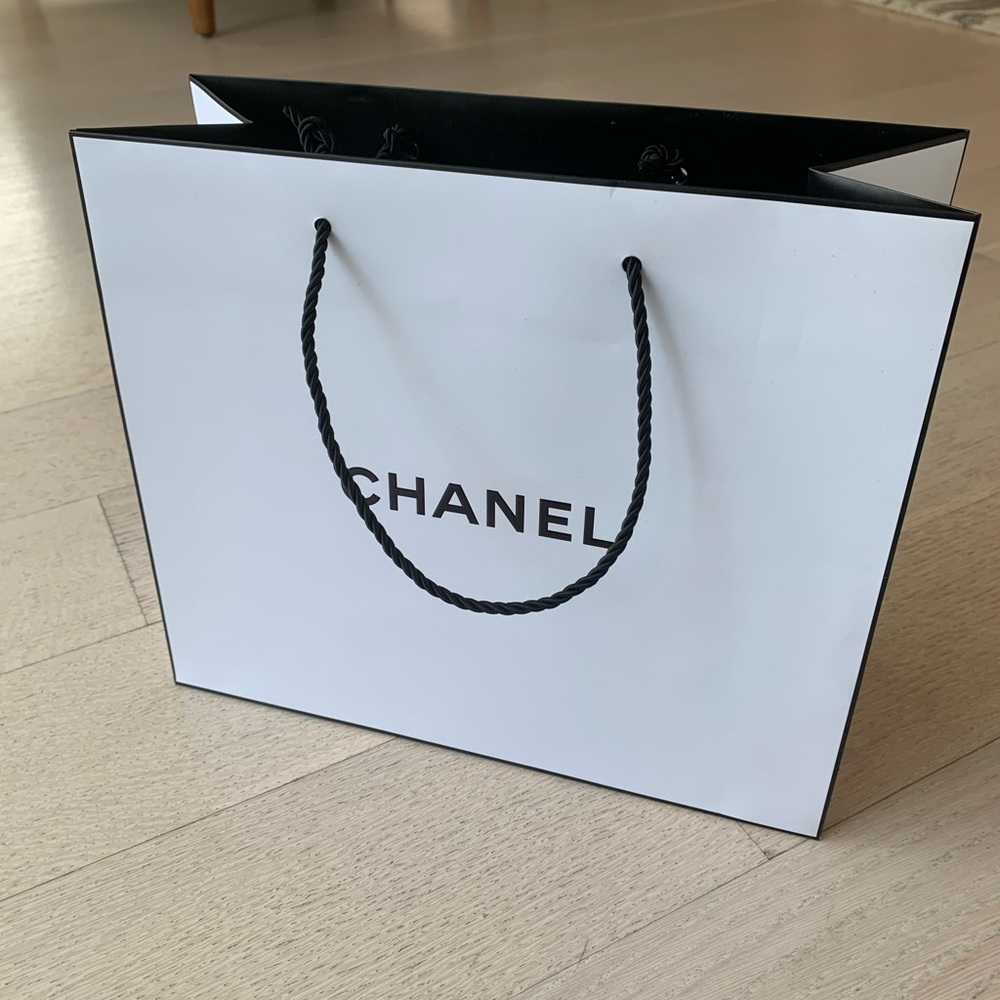 Chanel paper gift bag